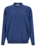 Blue Merino Wool Blouse