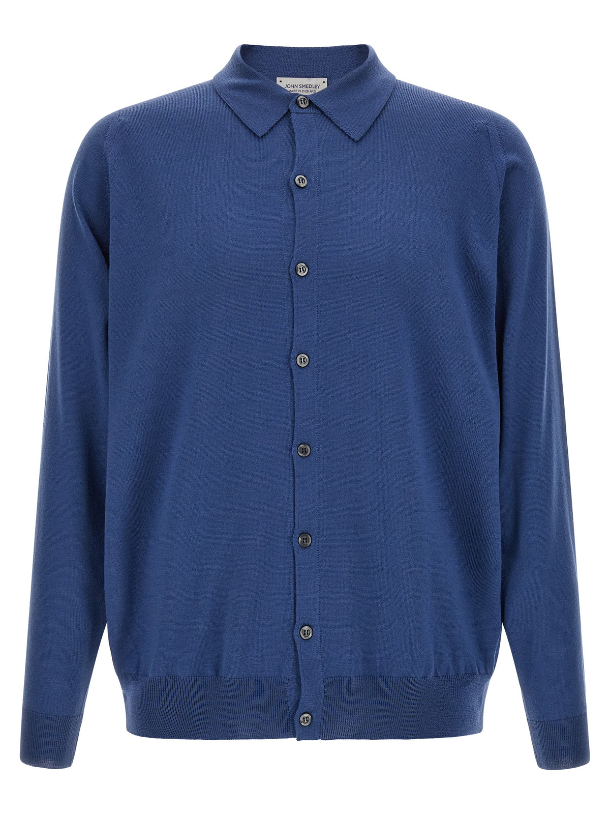 Blue Merino Wool Blouse