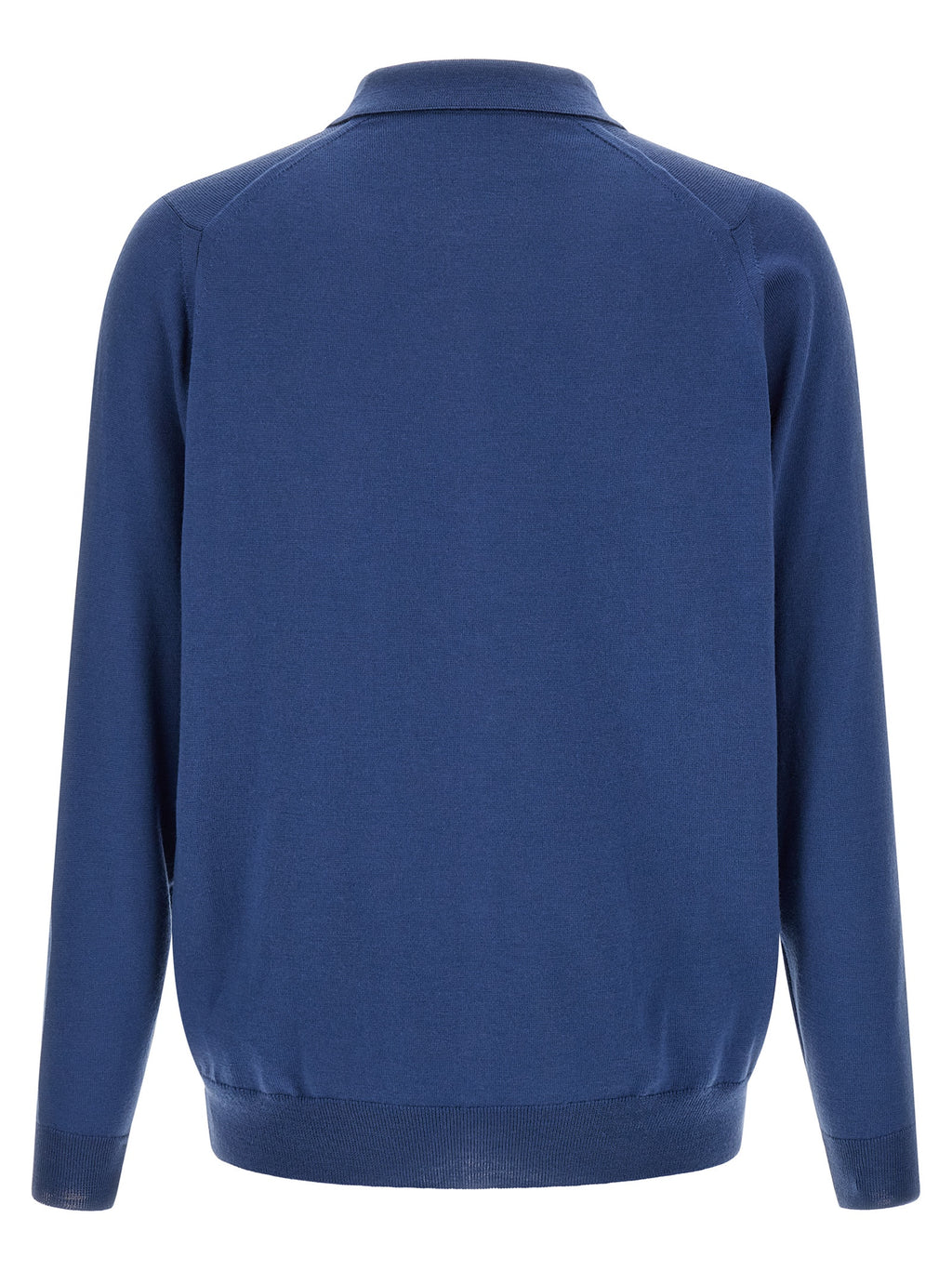 Blue Merino Wool Blouse
