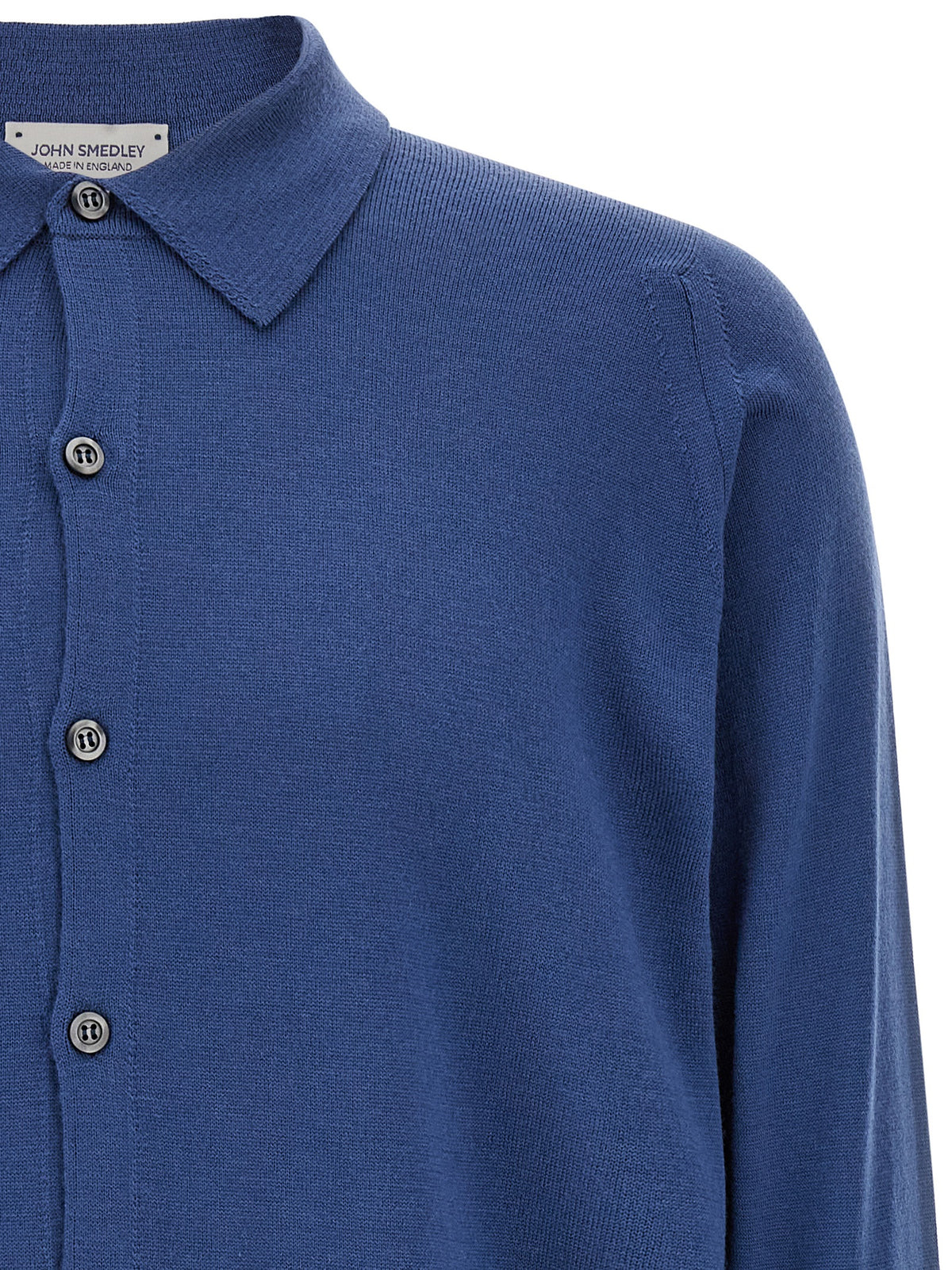 Blue Merino Wool Blouse