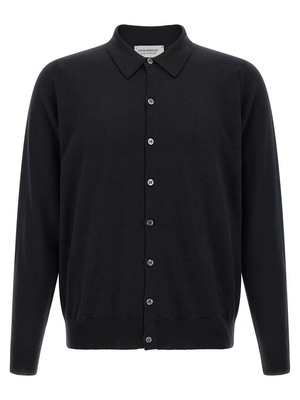 Black Merino Wool Blouse