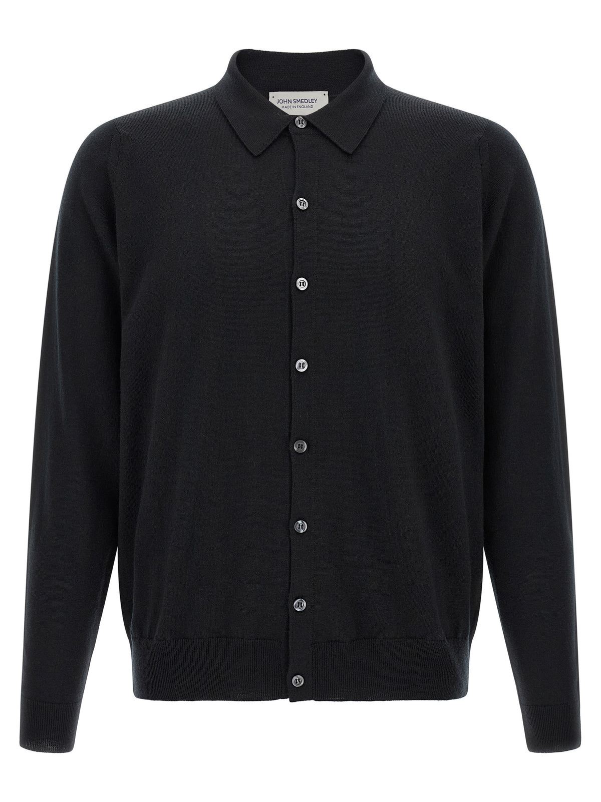 Black Merino Wool Blouse