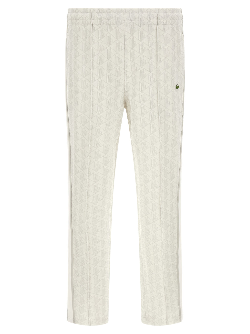 White Polyester Joggers (Workout Pants)