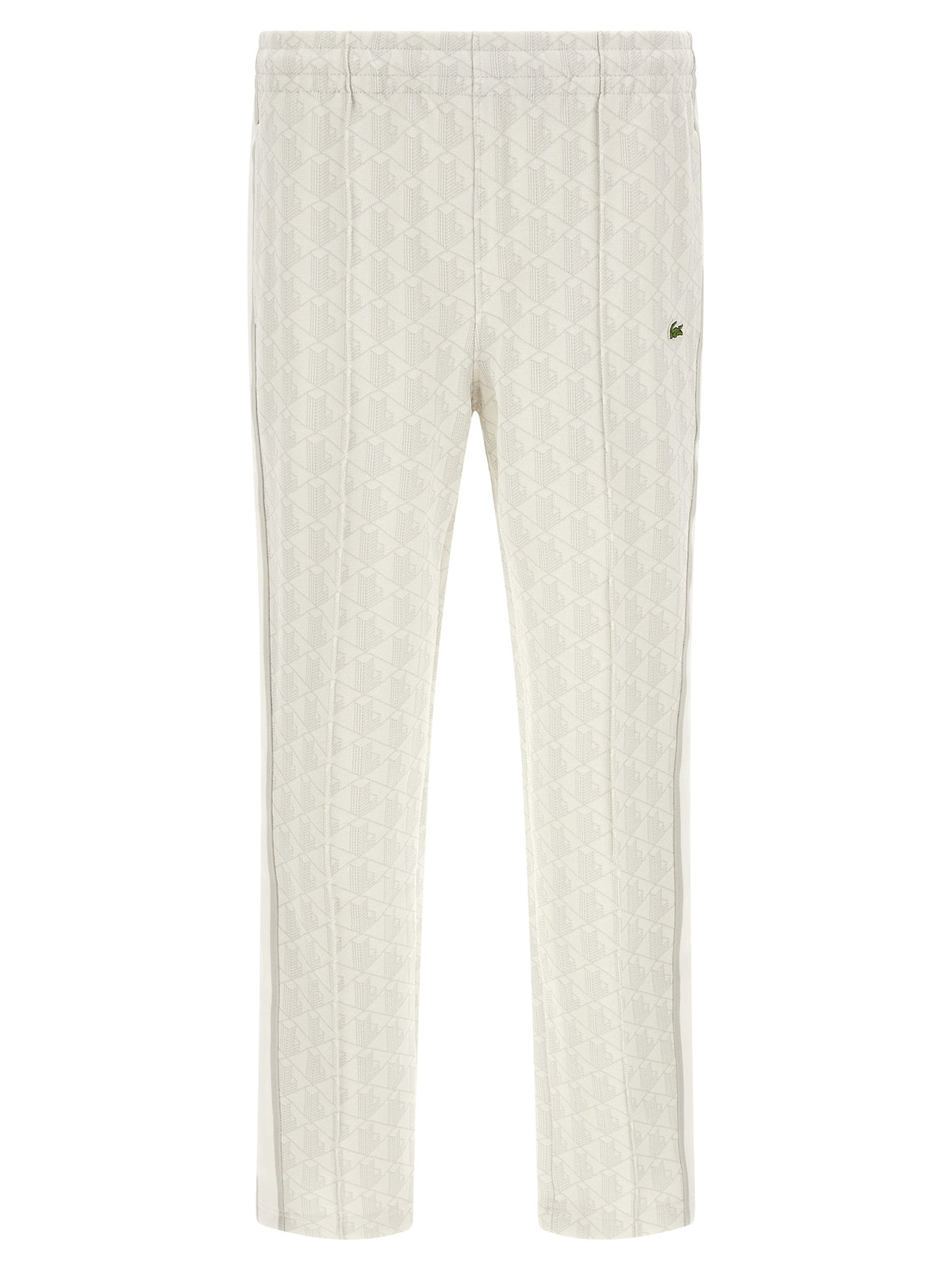 White Polyester Joggers (Workout Pants)