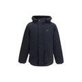 Black Recycled Polyamide Parka