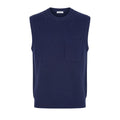 Blue Wool Men's Sweater