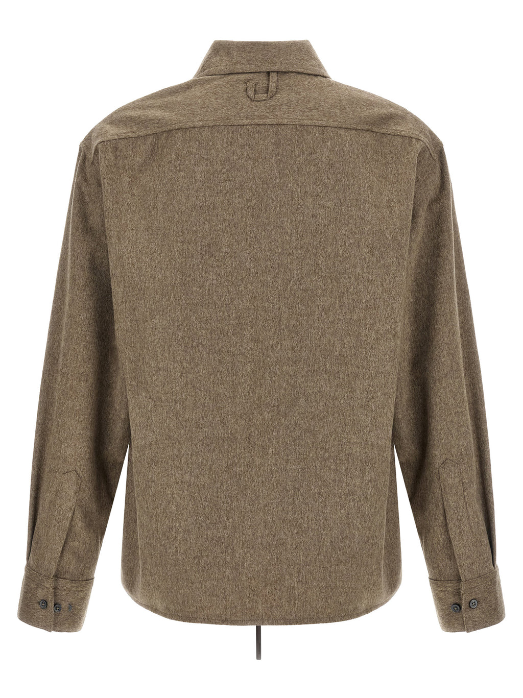 Beige Virgin Wool Blouse