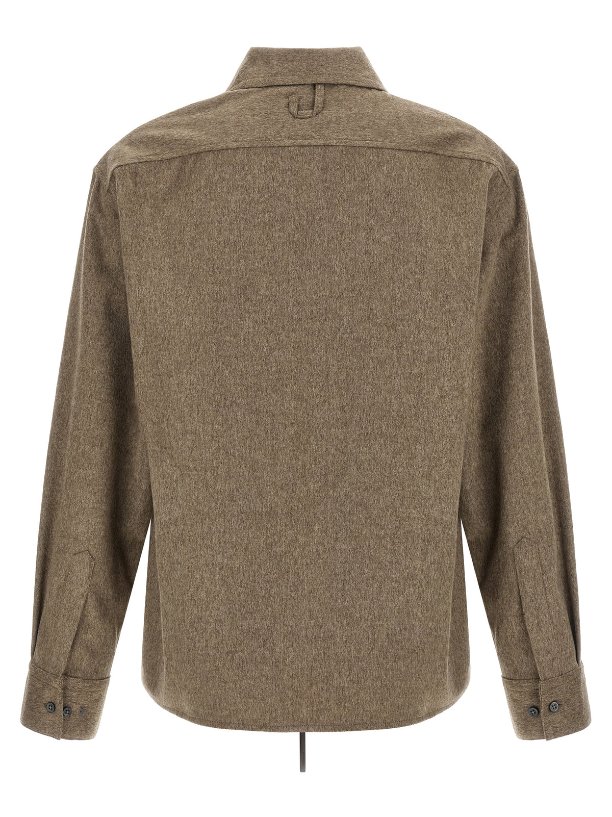 Beige Virgin Wool Blouse