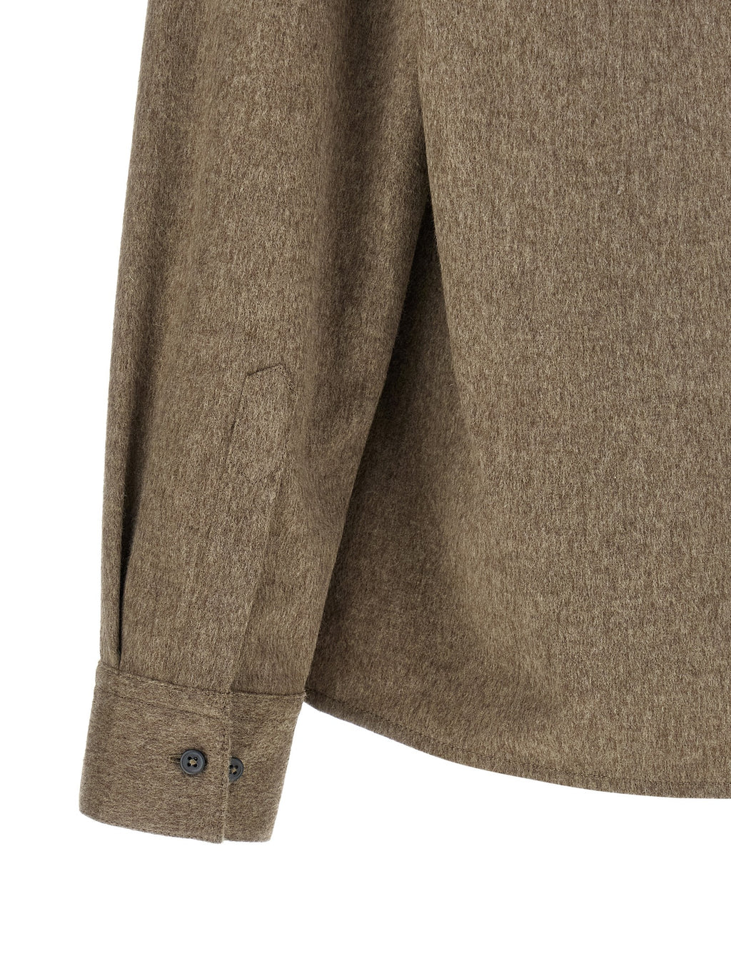 Beige Virgin Wool Blouse