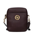 Purple Leather Crossbody Bag