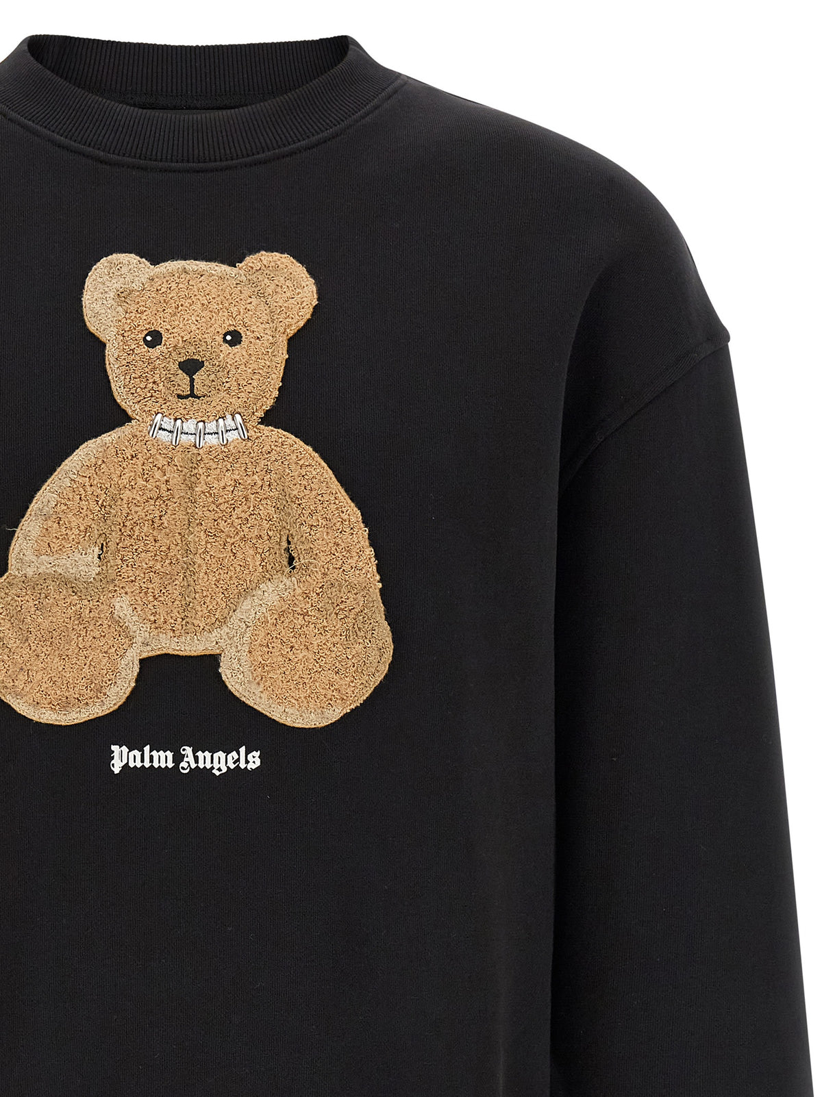 Black Cotton Sweatshirt