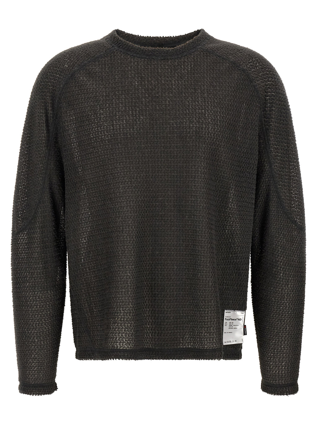 Gray Polyester Cardigan