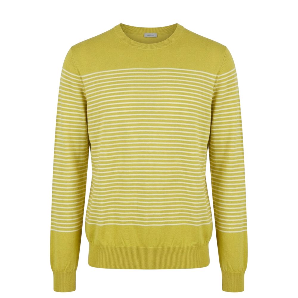 Green Cotton Men's Sweater