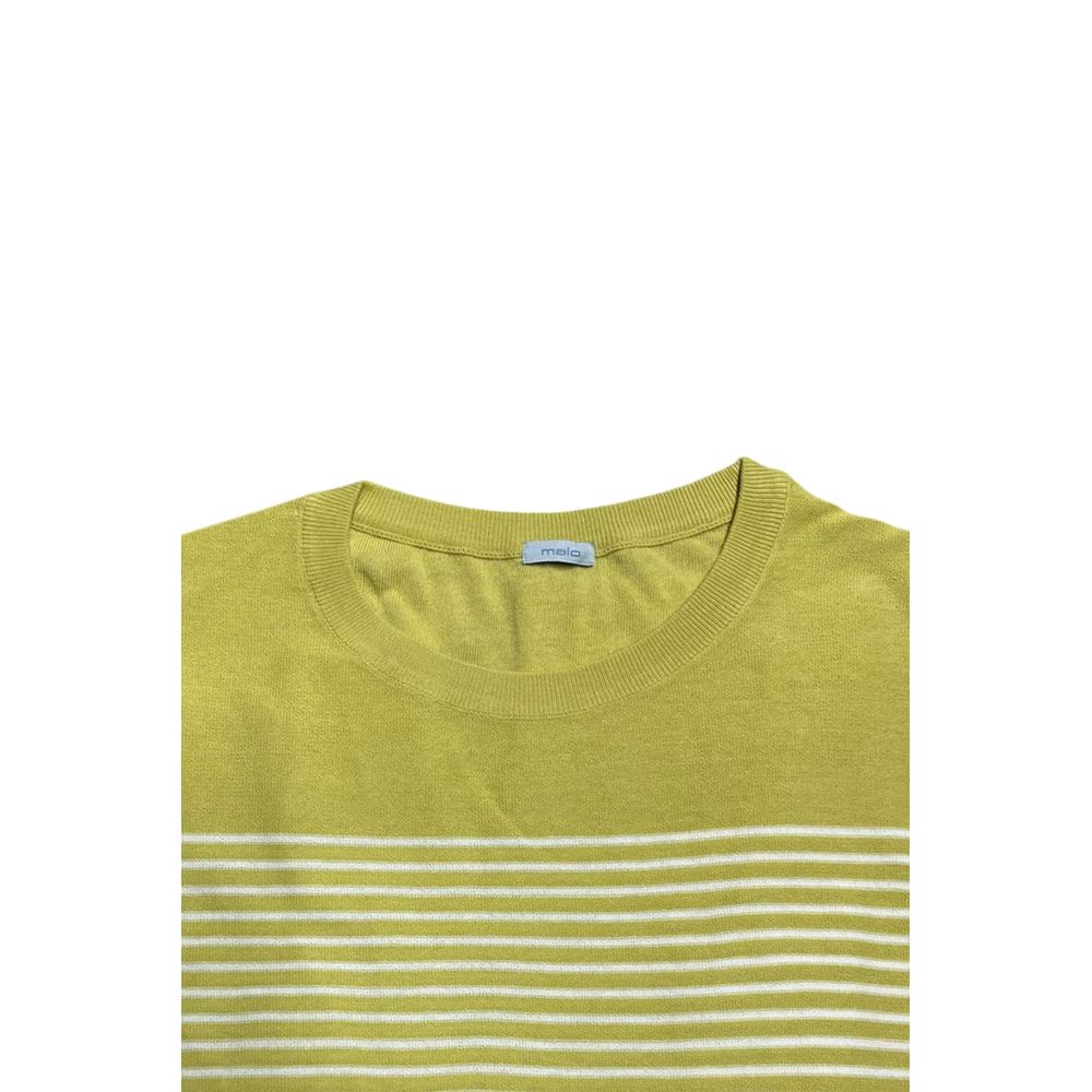 Green Cotton Men's Sweater
