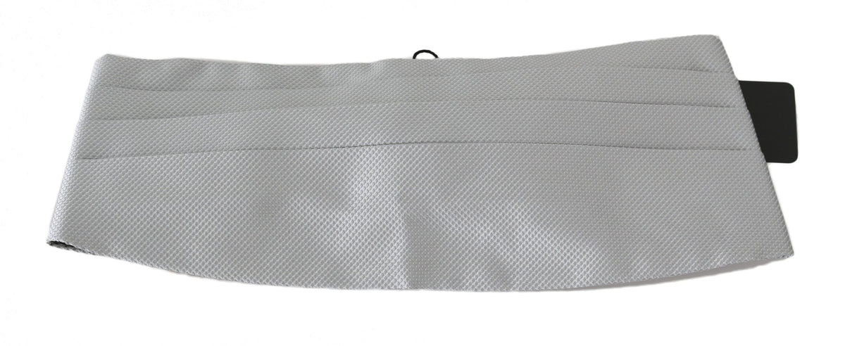 Dolce & Gabbana Grey Silk Cummerbund