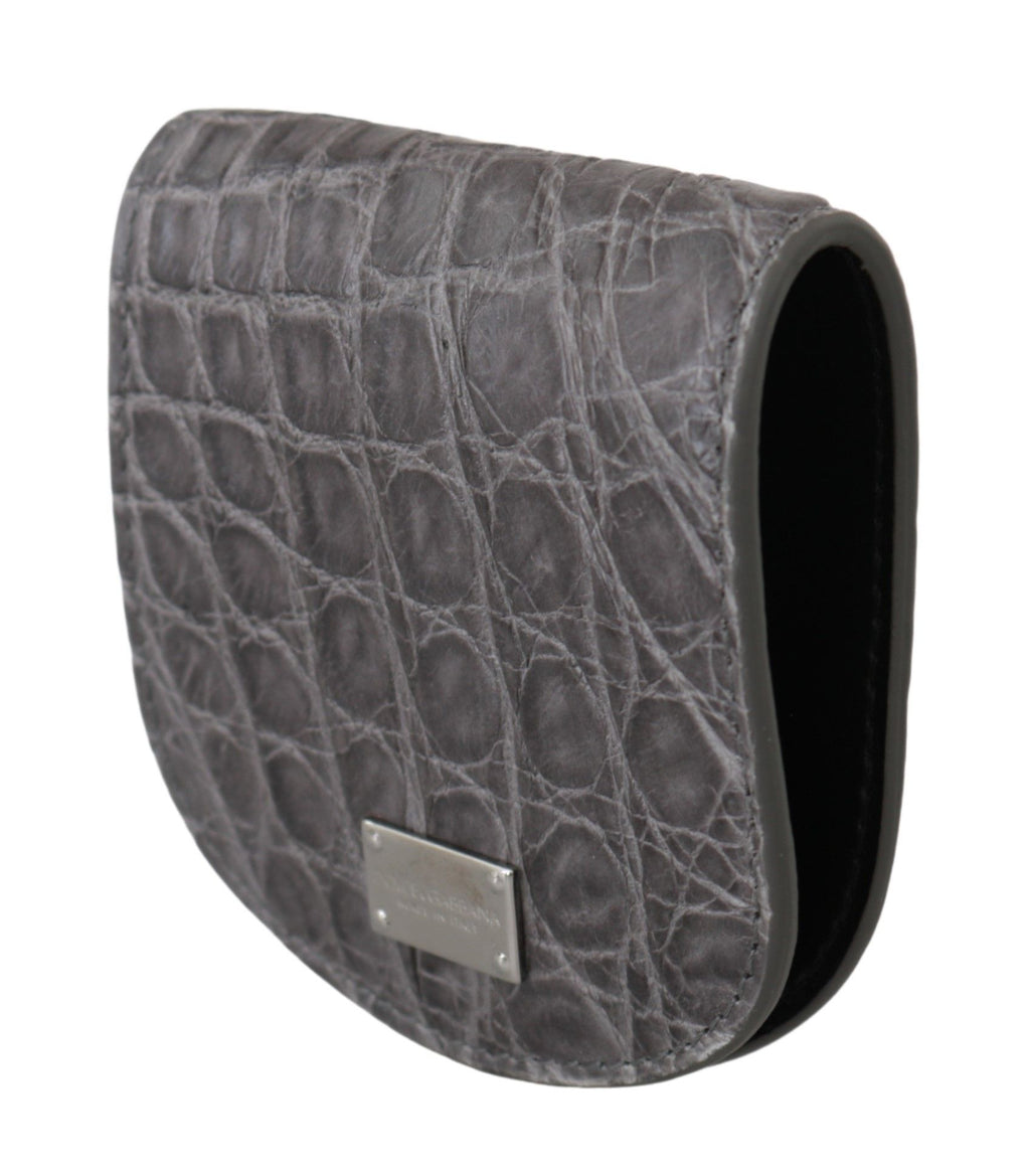 Dolce & Gabbana Grey Exotic Skin Pocket Condom Case