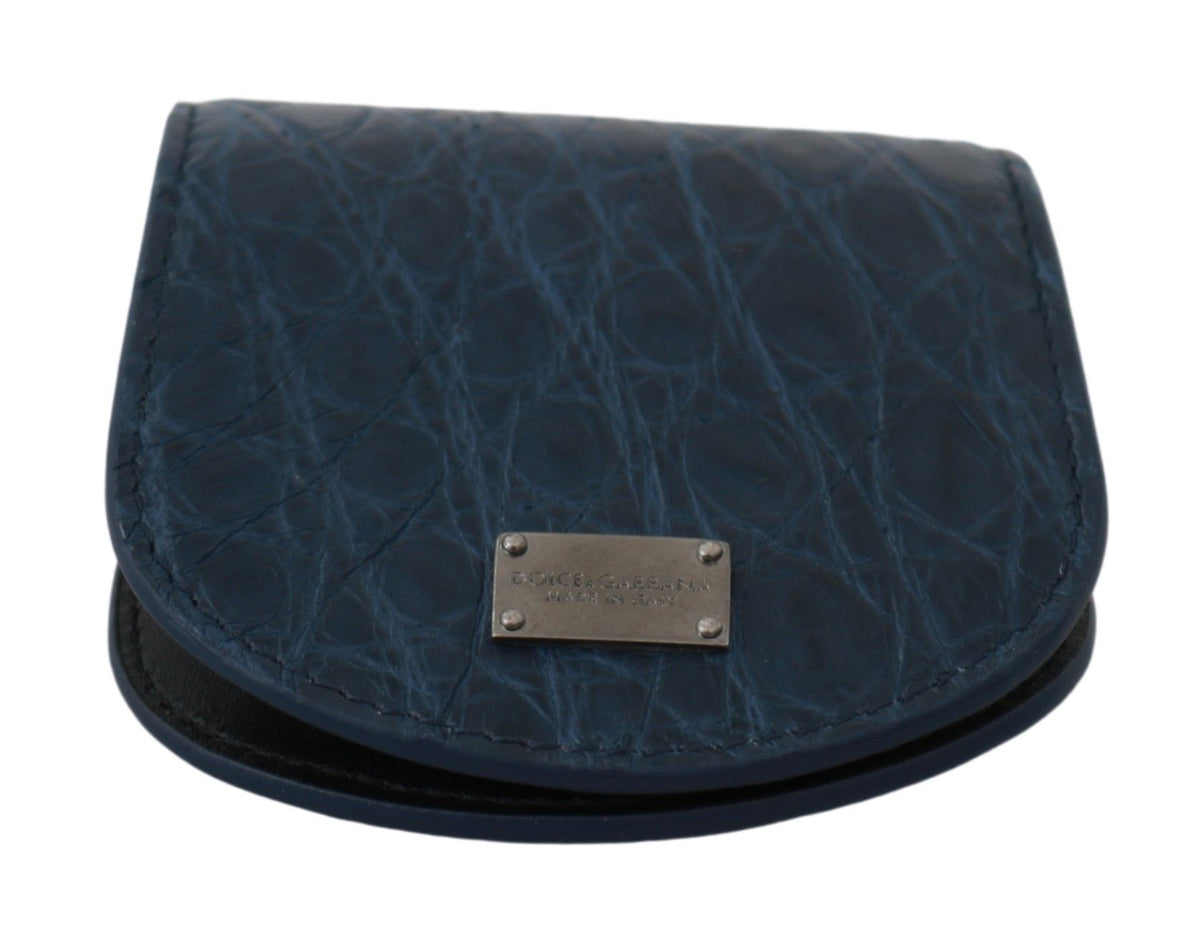 Dolce & Gabbana Blue Exotic Skin Pocket Condom Case