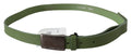 Costume National Green Leather Silver Buckle Waist Belt