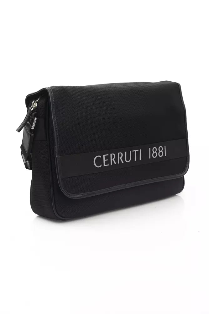 Cerruti 1881 Black Nylon Crossbody