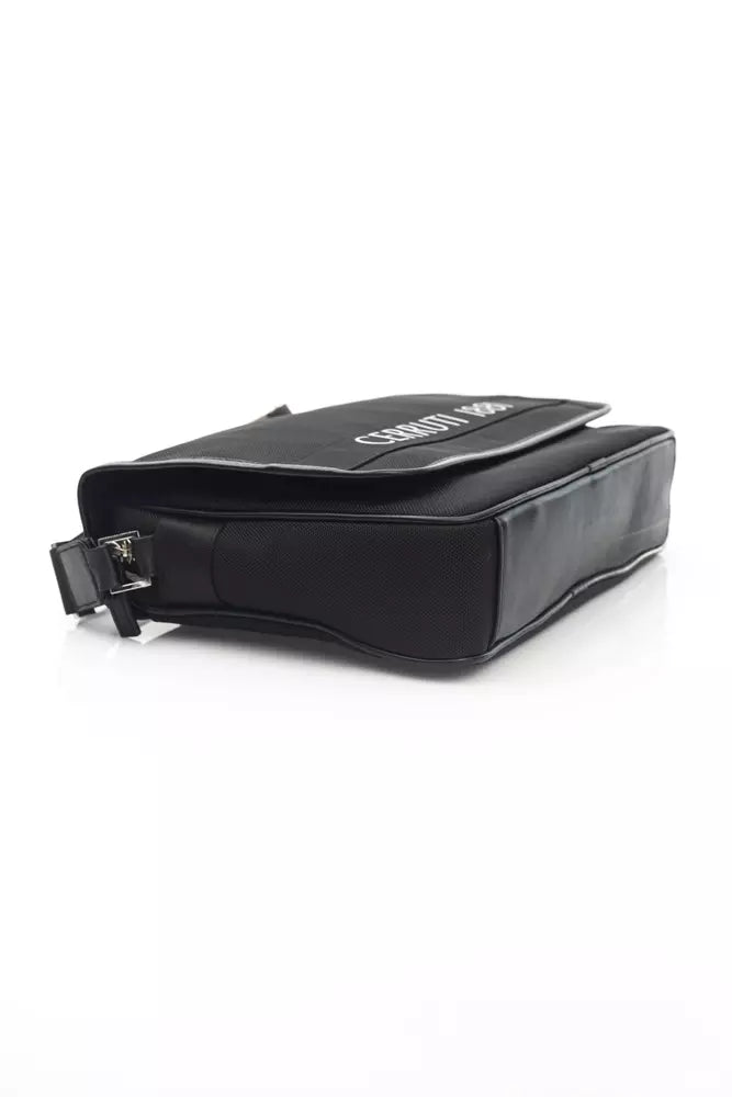 Cerruti 1881 Black Nylon Crossbody