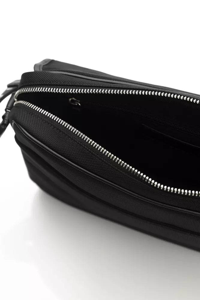 Cerruti 1881 Black Nylon Crossbody