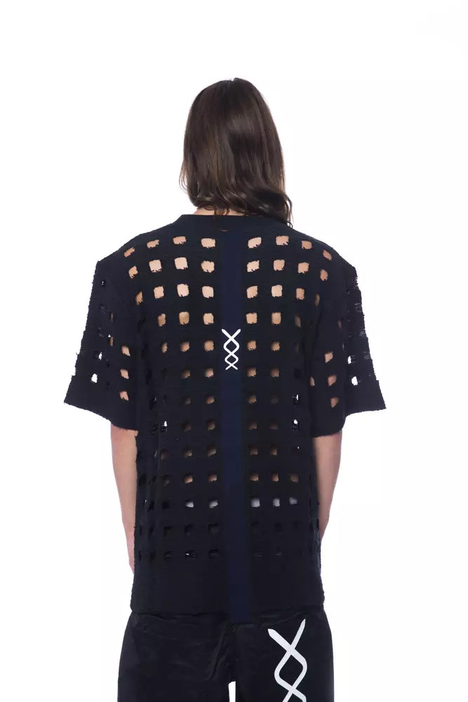 Nicolo Tonetto Black Cotton T-Shirt