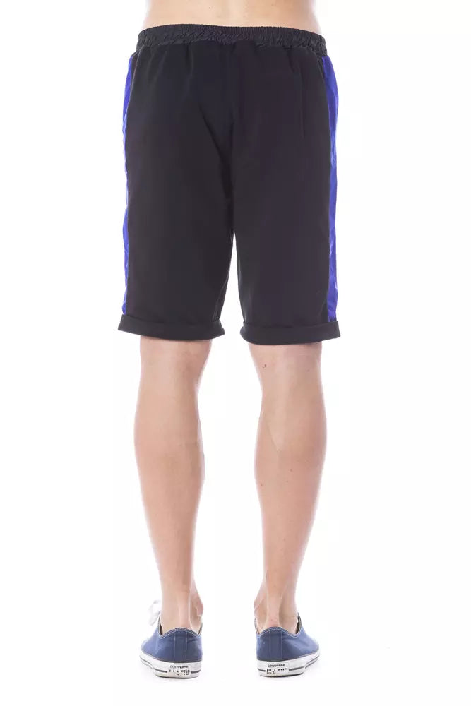 Verri Black Cotton Shorts