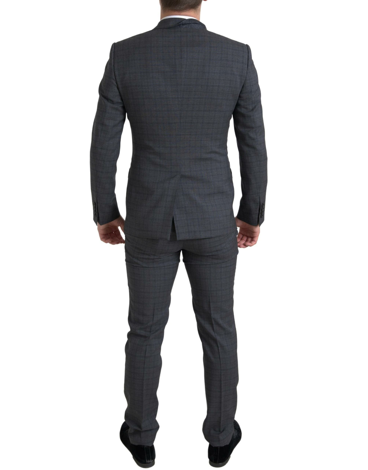 Dolce & Gabbana Grey 2-Piece Single-Breasted Martini Suit
