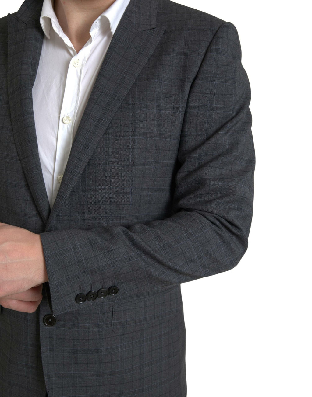 Dolce & Gabbana Grey 2-Piece Single-Breasted Martini Suit
