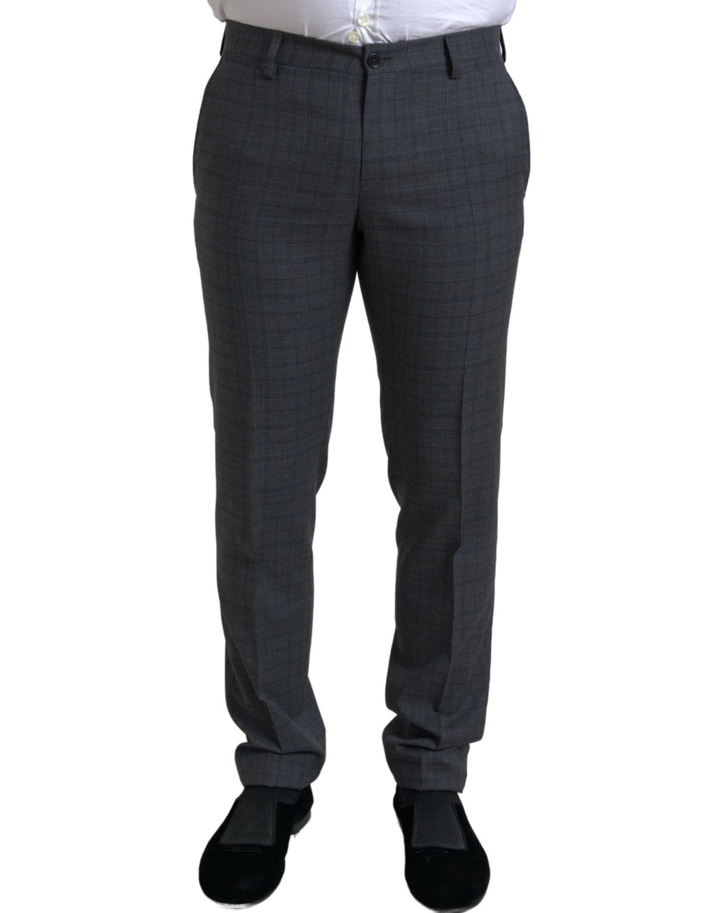 Dolce & Gabbana Grey 2-Piece Single-Breasted Martini Suit