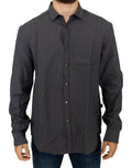 Costume National Grey Linen Casual Shirt