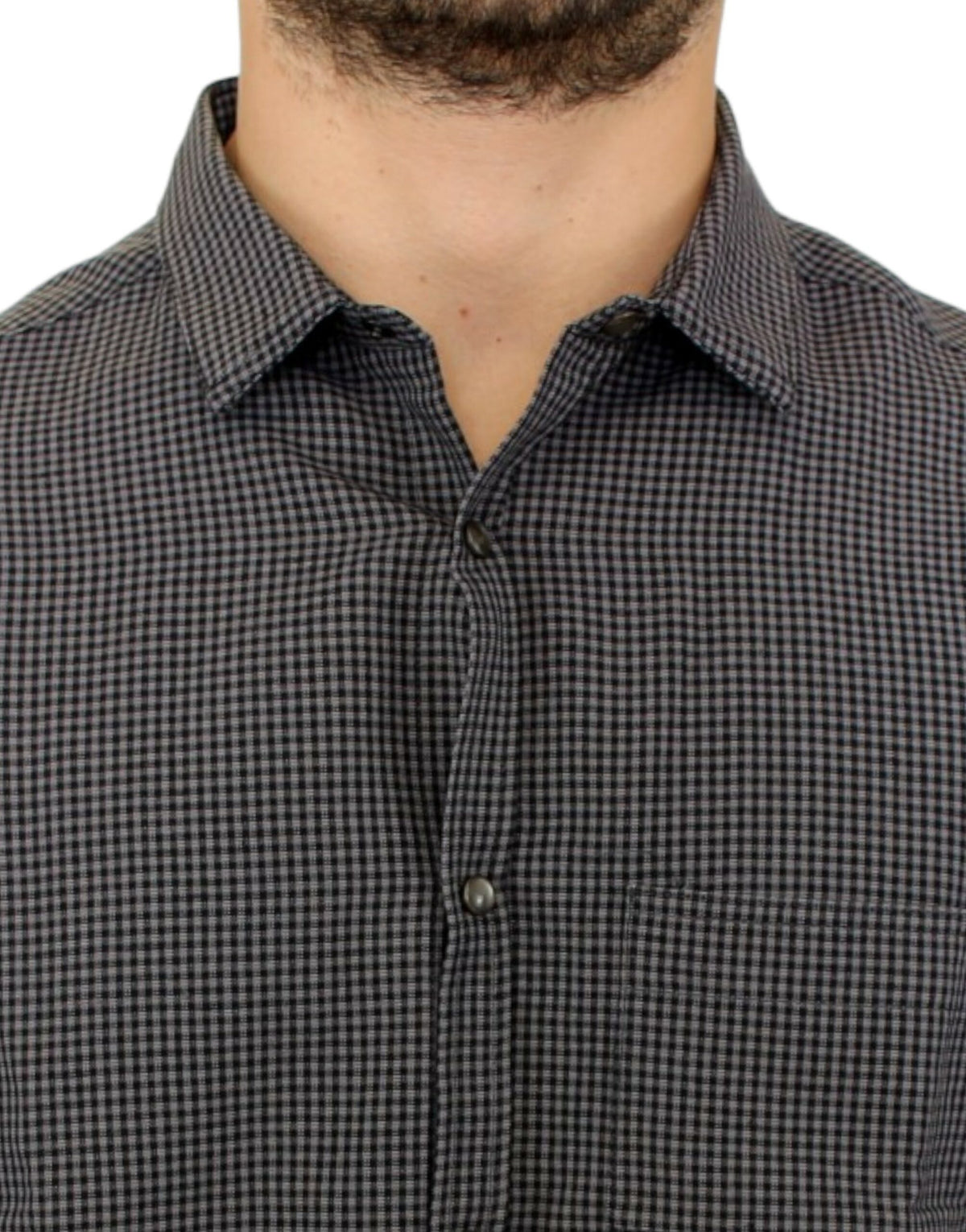 Costume National Grey Linen Casual Shirt