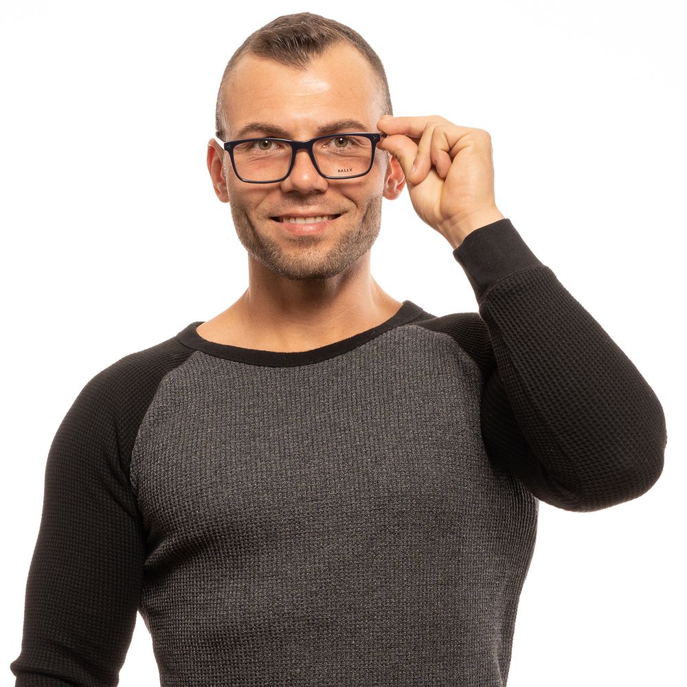 Bally Black Plastic Optical Frames