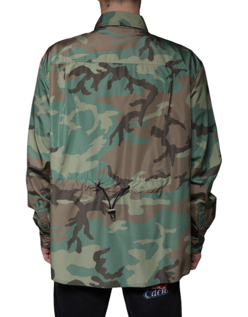 Dolce & Gabbana Multicolor Camouflage Button-Down Shirt