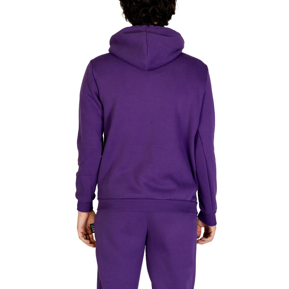 Purple Cotton Hoodie