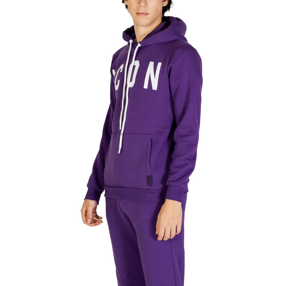 Purple Cotton Hoodie