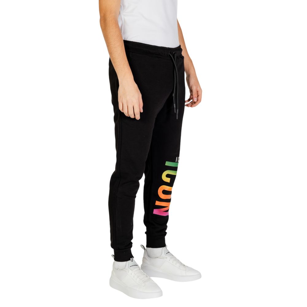 Black Cotton Joggers (Workout Pants)
