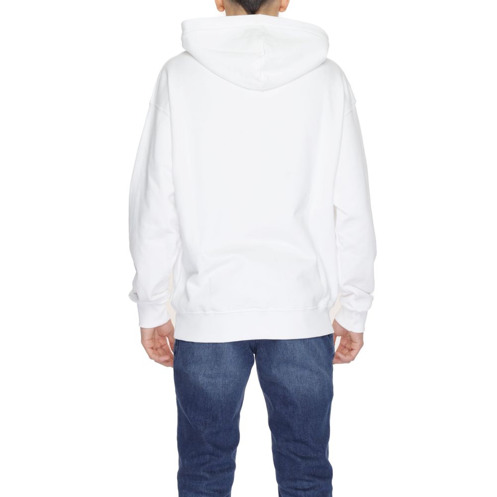 White Cotton Hoodie