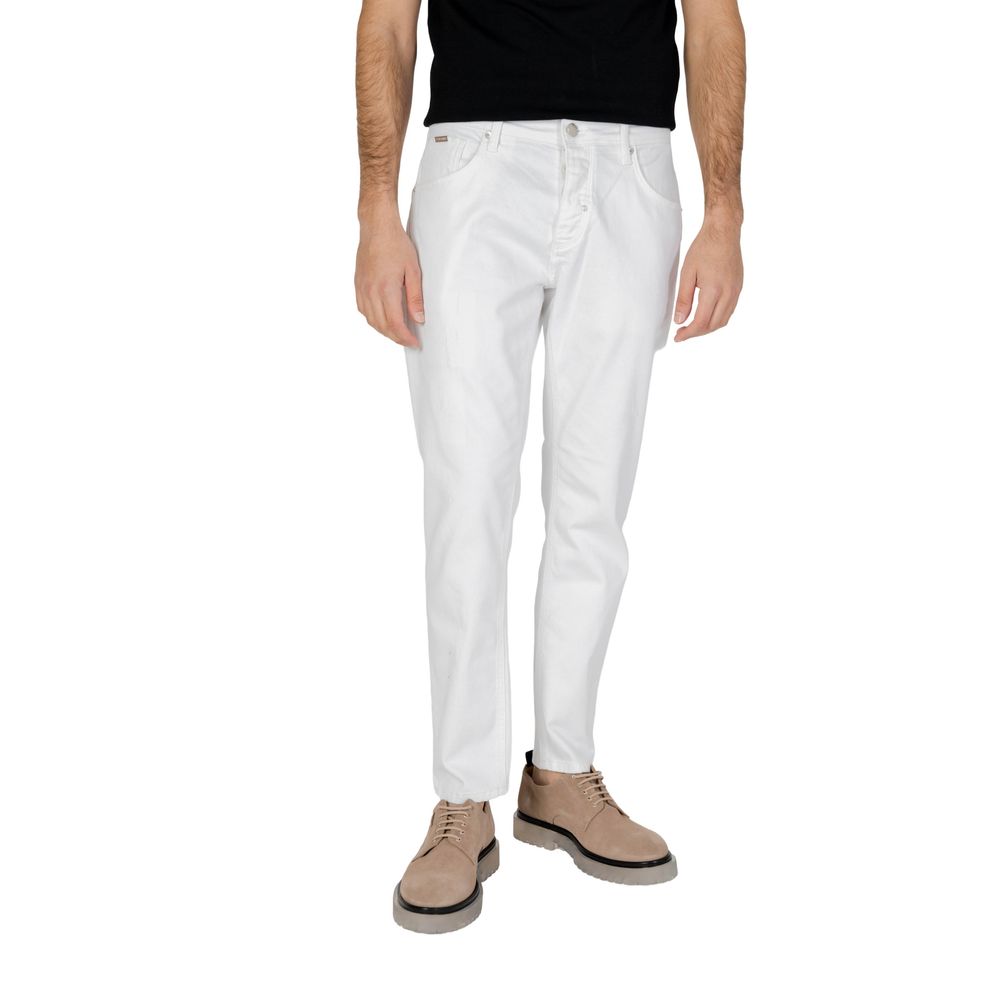 White Cotton Skinny Jeans