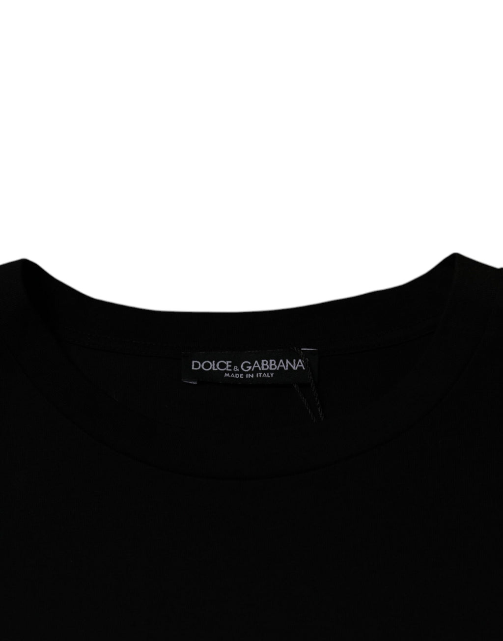 Dolce & Gabbana Black Crew Neck Short-Sleeve T-Shirt