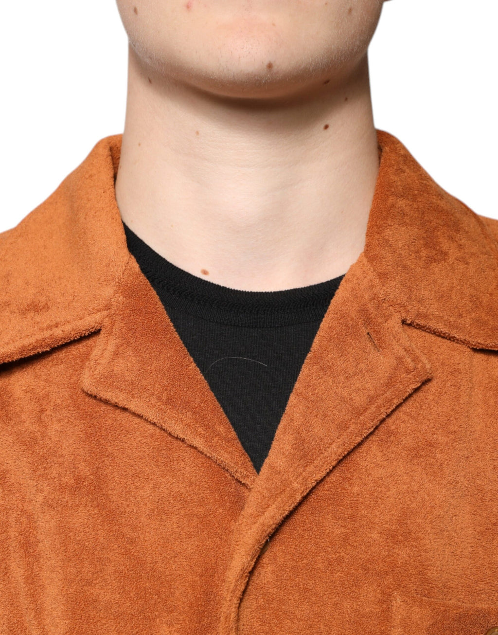 Dolce & Gabbana Hazel Cotton Velvet Button-Down Collared Shirt