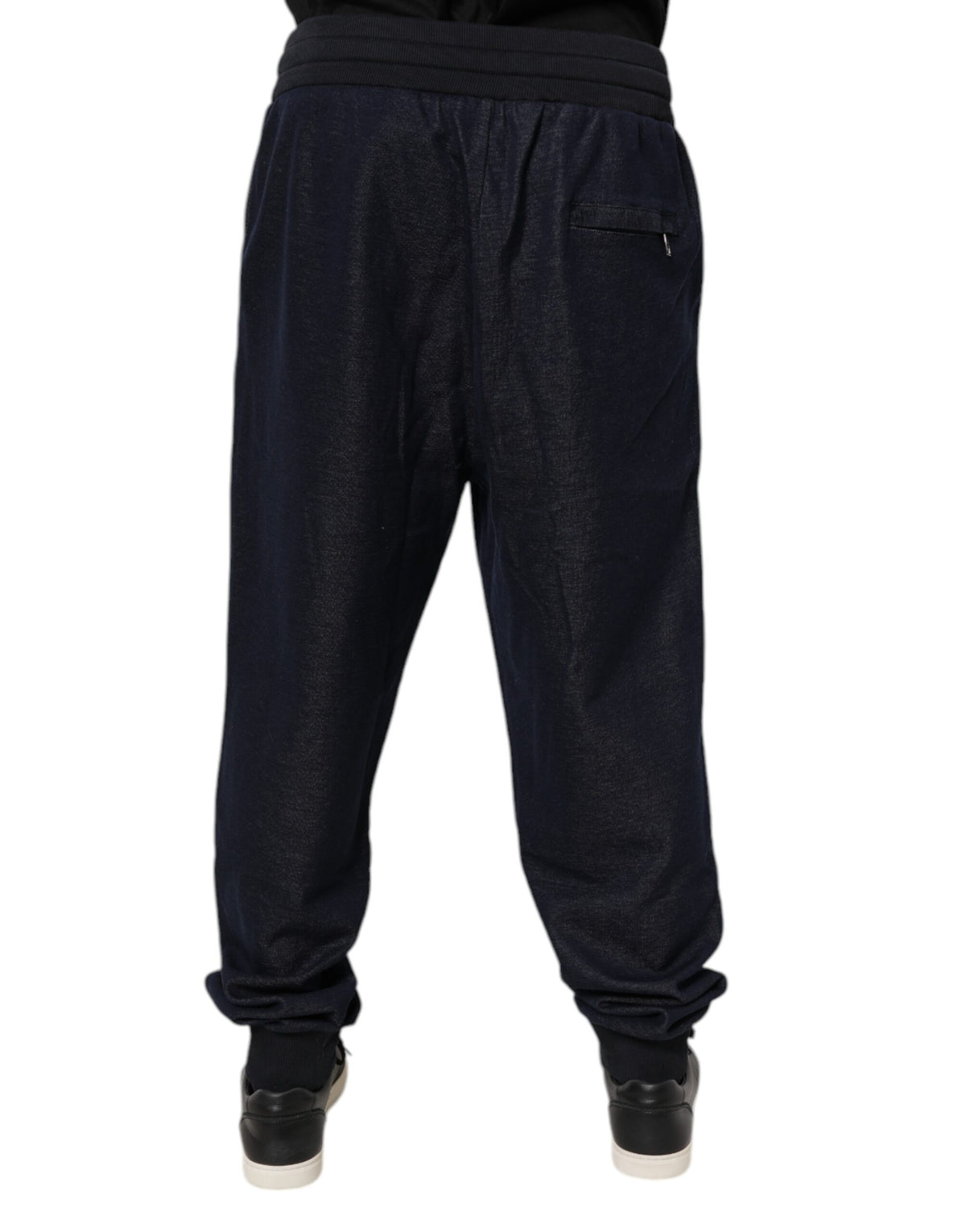 Dark Gray Jacquard Jogger Men Sweatpants Pants