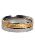 Gold Silver Tone Real Brass DG Logo Ring