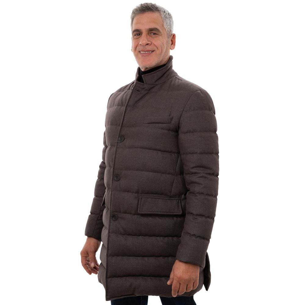 Herno Brown Wool Coat