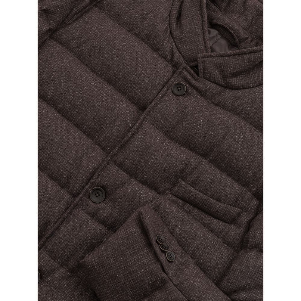 Herno Brown Wool Coat