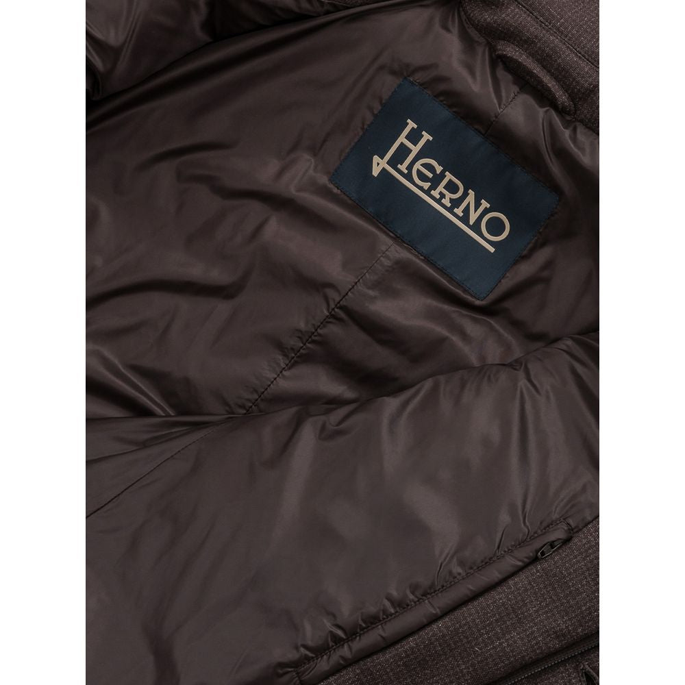Herno Brown Wool Coat