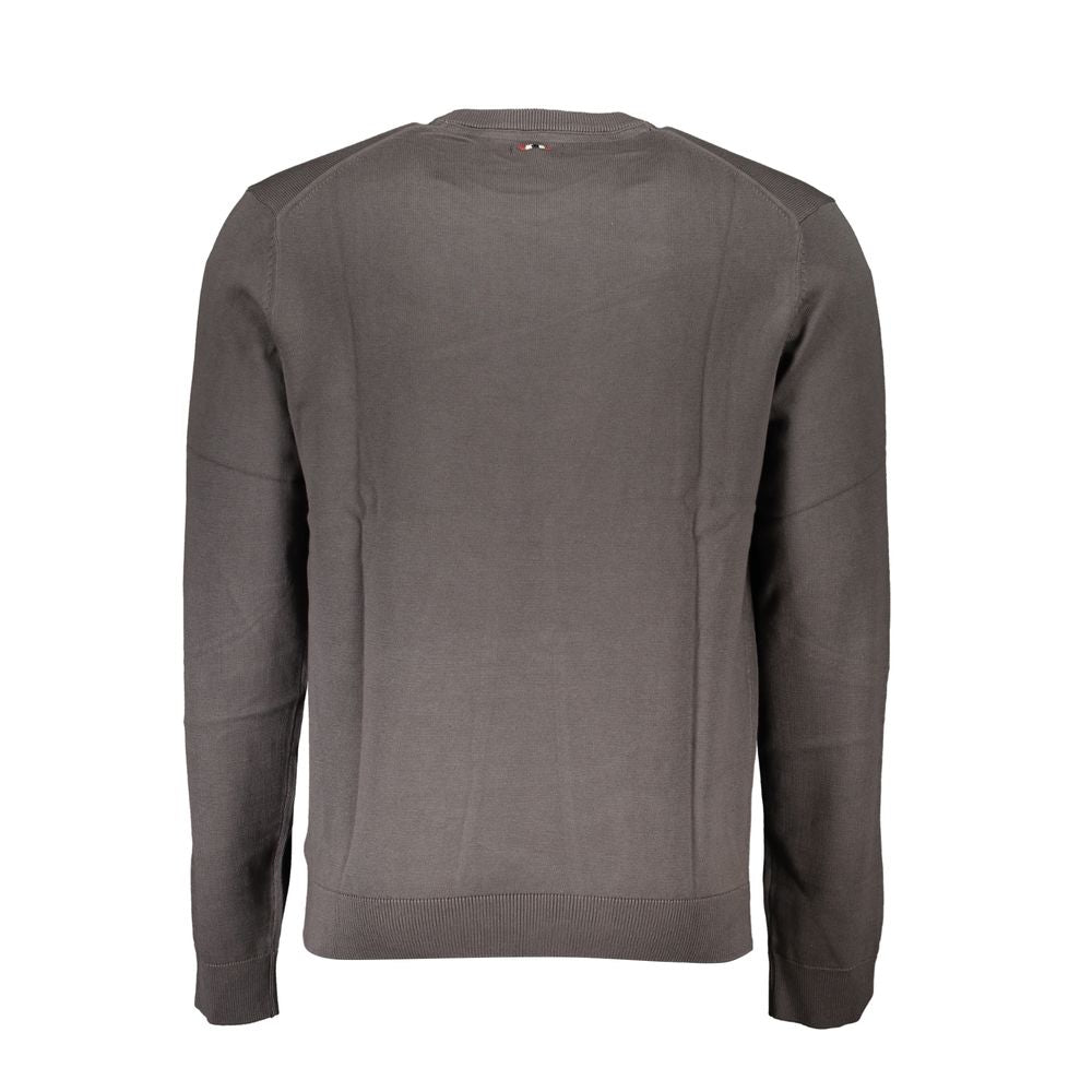 Napapijri Grey Cotton Sweater