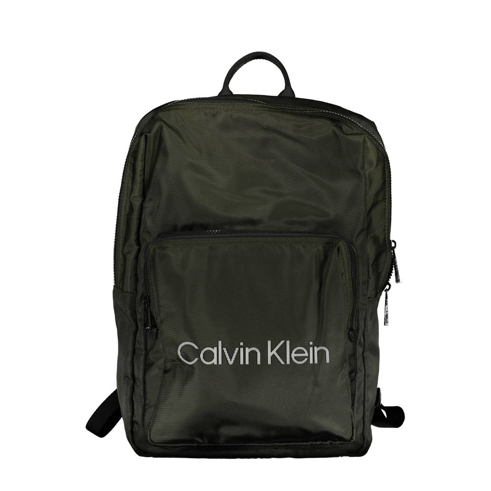 Verde Polyester Men Backpack