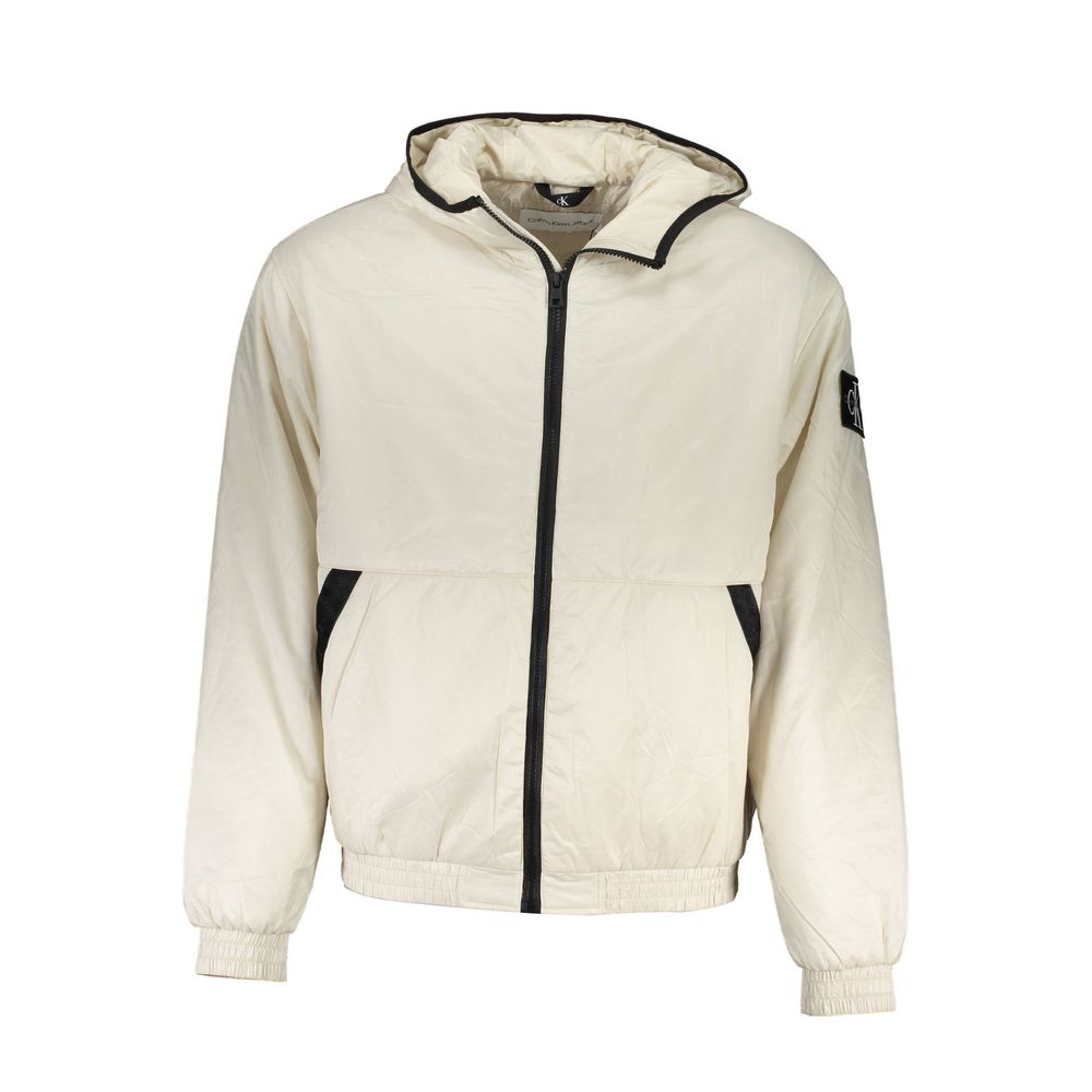 Calvin Klein Beige Recycled Polyester Jacket