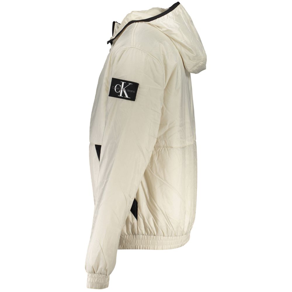 Calvin Klein Beige Recycled Polyester Jacket